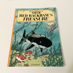 The Adventures of Tintin Red Rackham's Treasure Paperback Egmont